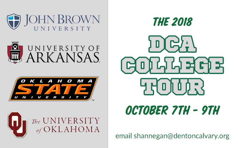 Announcing the 2018 College Tour