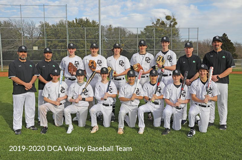 The Denton Calvary Academy 2019-2020 Varsity Baseball Team